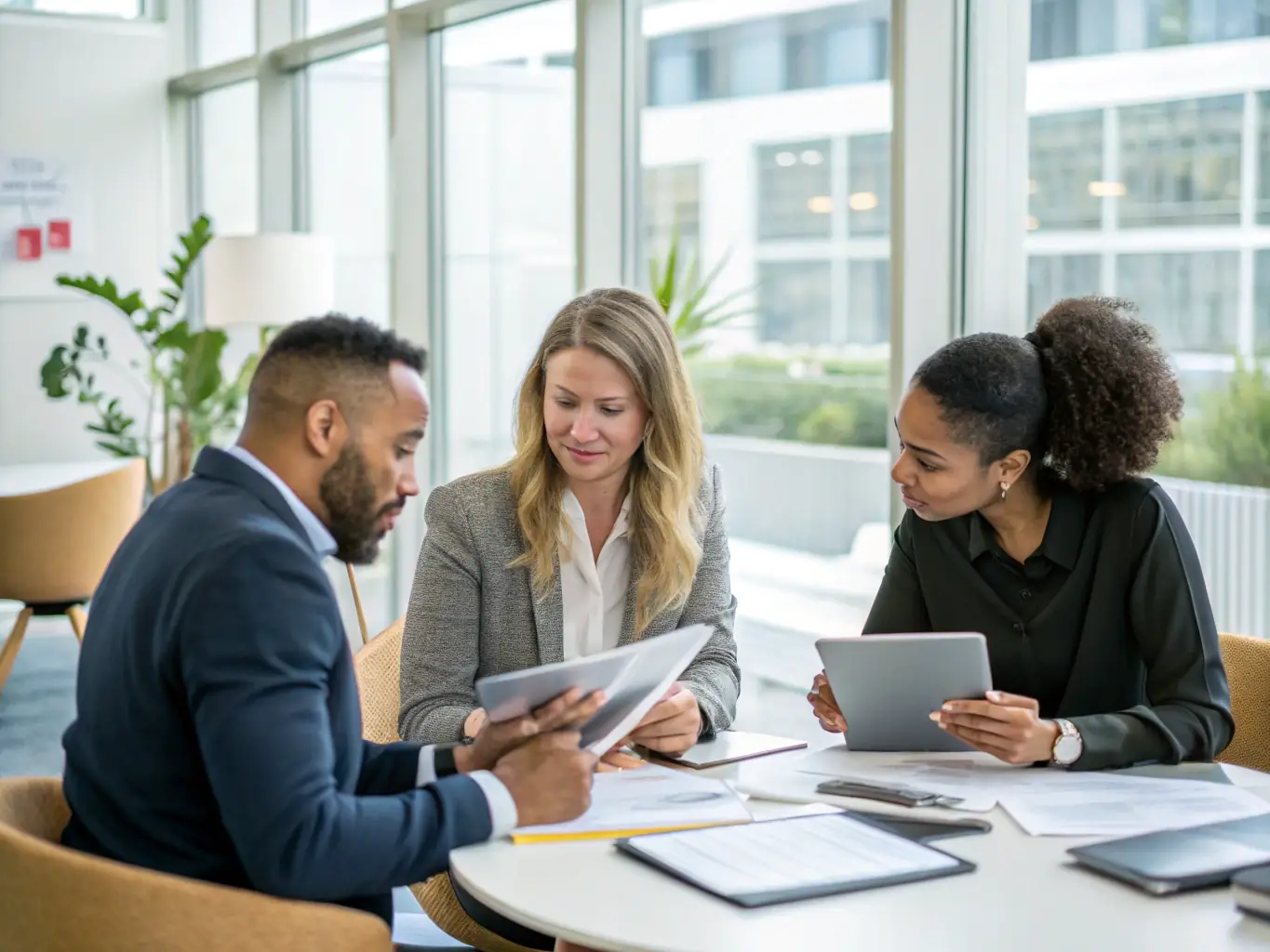 A diverse group of legal professionals participating in a video conference on the Odri platform, highlighting the platform's ability to connect parties remotely and facilitate productive discussions.